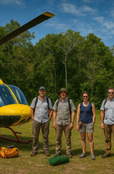 Tour en Helicóptero a El Mirador y sus Pirámides Monumentales